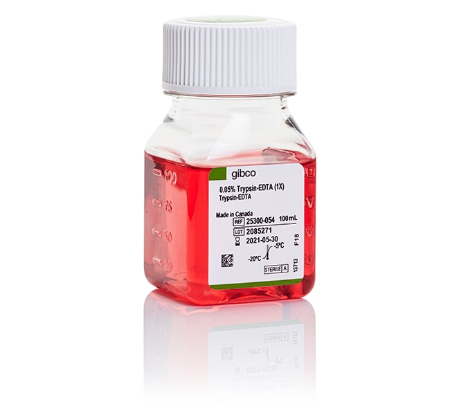 胰蛋白酶-EDTA (0.05%)，含酚红