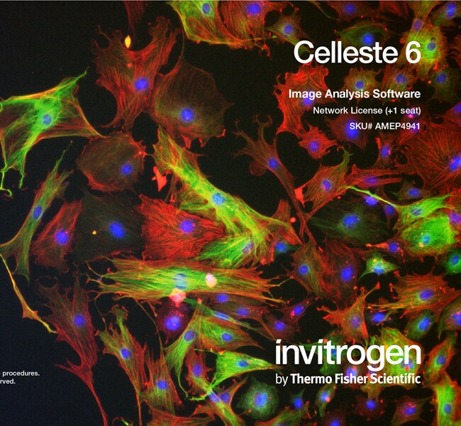 Celleste&trade; 6 图像分析软件，网络许可证，1个席位