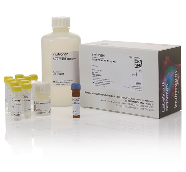 Qubit&trade; RNA High Sensitivity (HS), Broad Range (BR), and Extended Range (XR) Assay Kits