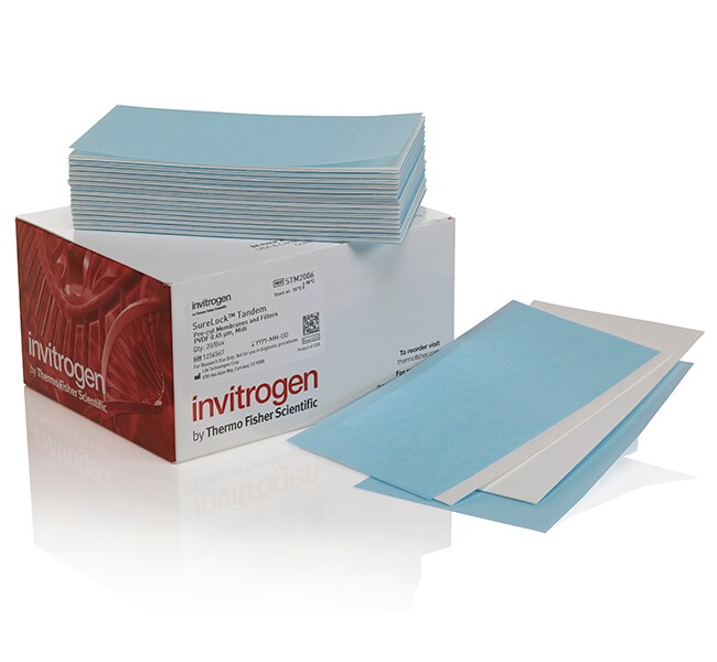 SureLock&trade; Tandem 中型预切膜和滤纸，0.45 &mu;m，PVDF