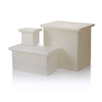 Nalgene&trade; Rectangular Polypropylene Tank with Cover