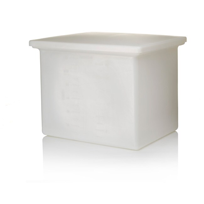 Nalgene™ 耐用型 LLDPE 带盖矩形罐