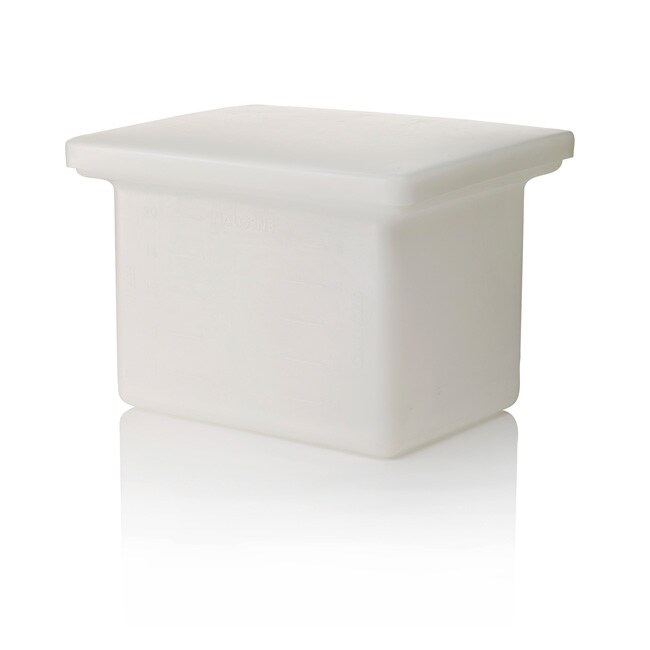 Nalgene™ Rectangular Polypropylene Tank with Cover