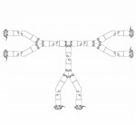 Transfer Assembly 6-Way Manifold