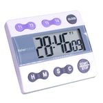 Traceable&trade; 四通道倒计时报警数字式计时器/秒表，带存储器调用