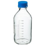 可重复使用的带盖玻璃培养基瓶