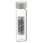 优质包装透明玻璃样品瓶，带0.125in.隔垫