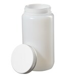 Nalgene&trade; HDPE 带盖广口大瓶