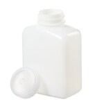 Nalgene&trade; Rectangular HDPE Bottles with Closure: Bulk Pack