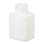 Nalgene&trade; 矩形 HDPE 带盖瓶散装