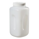 Nalgene&trade; 方形 HDPE 带盖广口大瓶