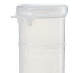 Capitol Vial 带锁定密封的掀盖式聚丙烯容器