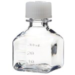 Nalgene&trade; 方型带盖 PETG 培养基瓶：非无菌，热塑托盘包装