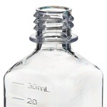 Nalgene&trade; 方型带盖 PETG 培养基瓶：非无菌，热塑托盘包装