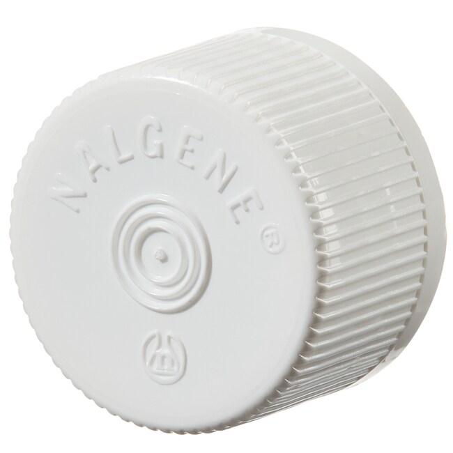 适用于连续螺纹样品瓶的 Nalgene&trade; 带内衬 HDPE 血清样品瓶瓶盖：未灭菌