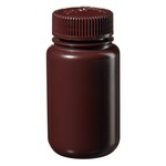 Nalgene&trade; Wide-Mouth Lab Quality Amber HDPE Bottles
