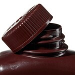 Nalgene&trade; 矩形不透明琥珀色 HDPE 带盖瓶：散装