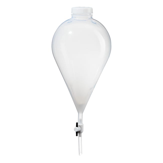 由 Teflon&trade; 含氟聚合物制成的 Nalgene&trade; 分液漏斗和由 Tefzel&trade; 制成的盖