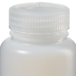 Nalgene&trade; 经认证 HDPE 广口瓶，带聚丙烯螺旋盖