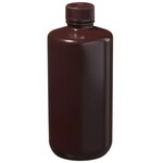 Nalgene&trade; 实验室级琥珀色窄口 HDPE 瓶