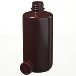 Nalgene&trade; 实验室级琥珀色窄口 HDPE 瓶