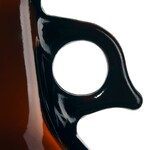 Boston 圆形棕色带盖窄口玻璃壶