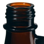 Boston 圆形棕色带盖窄口玻璃壶