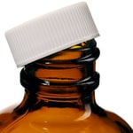 I-Chem&trade; Boston Round Narrow-Mouth Amber Glass Bottles with Closure