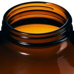 I-Chem&trade; Wide-Mouth Amber Glass Packer with Closure