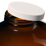 I-Chem&trade; Wide-Mouth Amber Glass Packer with Closure