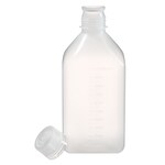 Nalgene&trade; PPCO 方形带盖窄口瓶