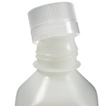 Nalgene&trade; 方形 HDPE 带盖刻度瓶：散装