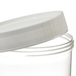 Nalgene&trade; 带白色聚丙烯螺旋盖 PMP 直身广口瓶