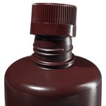 Nalgene&trade; Narrow-Mouth Amber HDPE Economy Bottles