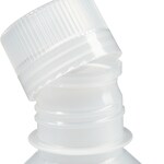 Nalgene&trade; 方形自然色 PPCO 带盖刻度瓶：散装