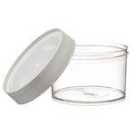 Nalgene&trade; 带白色聚丙烯螺旋盖 PMP 直身广口瓶