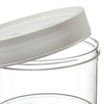 Nalgene&trade; 带白色聚丙烯螺旋盖 PMP 直身广口瓶