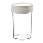 Nalgene&trade; 带白色聚丙烯螺旋盖 PMP 直身广口瓶