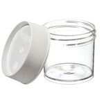 Nalgene&trade; Wide-Mouth Straight-Sided PMP Jars with White Polypropylene Screw Closure