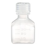 Nalgene&trade; PPCO 方形带盖窄口瓶