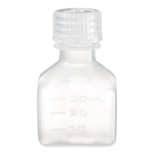 Nalgene&trade; PPCO 方形带盖窄口瓶