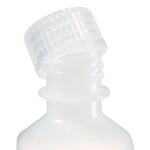 Nalgene&trade; 方形 HDPE 窄口带盖瓶