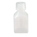 Nalgene&trade; 方形 HDPE 窄口带盖瓶