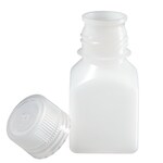 Nalgene&trade; Square HDPE Graduated Bottles with Closure: Bulk Pack