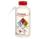 Nalgene&trade; Vented Unitary Right-to-Know LDPE Wash Bottles