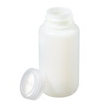Nalgene&trade; Fluorinated Wide-Mouth HDPE Bottles with Closure