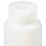 Nalgene&trade; Fluorinated Wide-Mouth HDPE Bottles with Closure