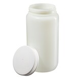 Nalgene&trade; 氟化带盖 HDPE 广口大瓶