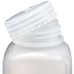 Nalgene&trade; 方形广口 PPCO 带盖样品瓶：大包装、可高温高压灭菌