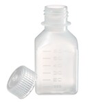 Nalgene&trade; PPCO 方形带盖窄口瓶